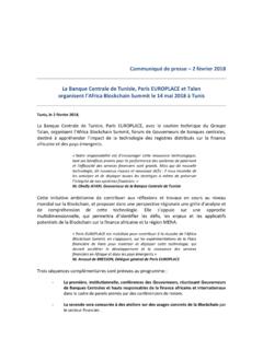 Communiqu&#233; de presse 2 f&#233;vrier 2018 La Banque …