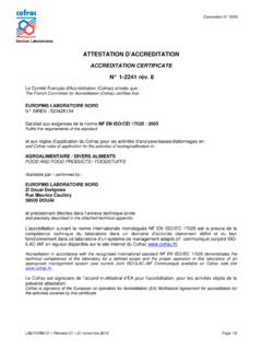 ATTESTATION D’ACCREDITATION - cofrac.fr