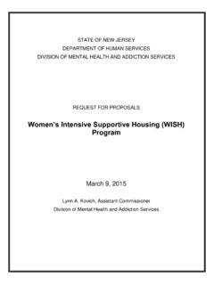 Women’s Intensive Supportive Housing (WISH) …