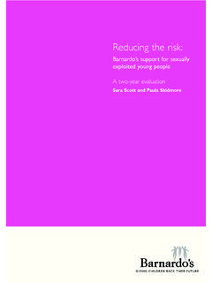 Reducing the risk - Barnardo’s