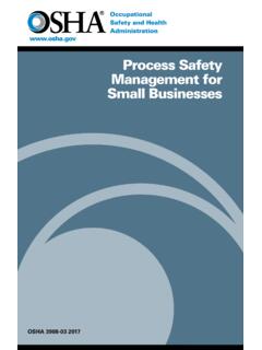 Process Safety Management for Small Businesses