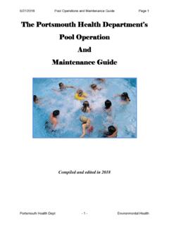 Pool Operation and Maintenance Guide