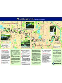 Minnehaha Creek Canoe Route Map