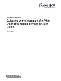 Guidance on legislation Guidance on the regulation of In ...