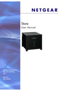 NETGEAR Stora User Manual