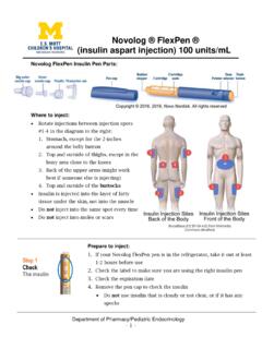 Novolog &#174; FlexPen &#174; (insulin aspart injection) 100 units/mL