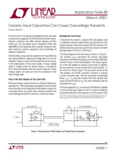 AN88 - Ceramic Input Capacitors Can Cause Overvoltage ...