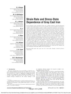 Strain Rate and Stress-State Dependence of Gray Cast Iron