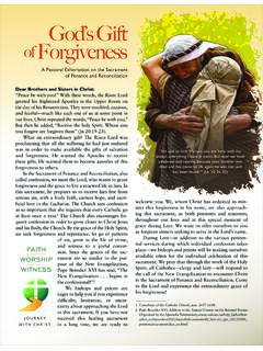 God’s Gift of Forgiveness - USCCB