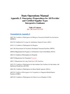 State Operations Manual - CMS