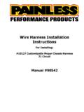For Installing: #10127 Customizable Mopar Chassis Harness ...
