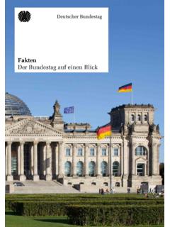 Fakten. Der Bundestag auf einen Blick