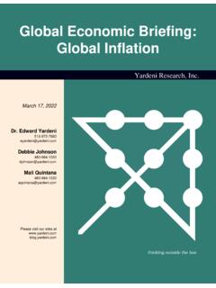 Global Economic Briefing: Global Inflation