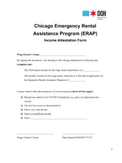 Chicago Emergency Rental Assistance Program (ERAP)