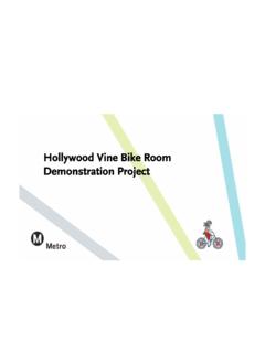 Hollywood Vine Bike Room Demonstration Project - Metro