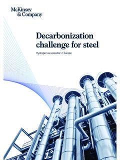 Decarbonization challenge for steel - McKinsey &amp; Company