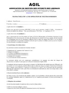 Fichier Mandat TDFC 2016 - agil.asso.fr