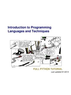 Introduction to Python - Penn Engineering