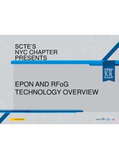 SCTE’S NYC CHAPTER PRESENTS