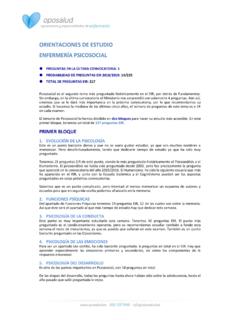 ORIENTACIONES DE ESTUDIO ENFERMER&#205;A …