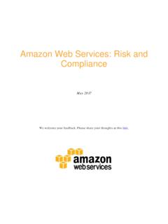 Amazon Web Services: Risk and Compliance
