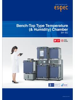 Bench-Top Type Temperature (&amp; Humidity) Chamber