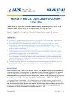 HP-2021-02 TRENDS IN THE U.S. UNINSURED POPULATION, …