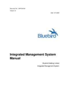 Integrated Management System Manual - MIGA