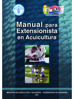 Manual para Extensionista en Acuicultura - fao.org
