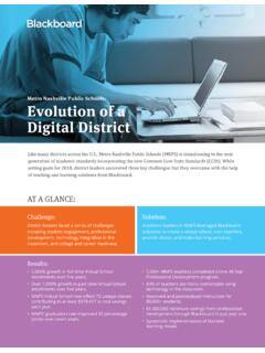 Metro Nashville Public Schools: Evolution of a Digital ...