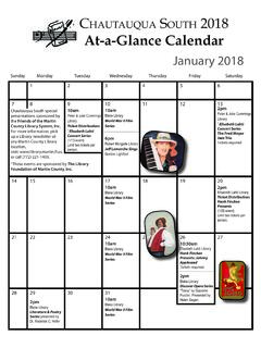 At-a-Glance Calendar - Martin County Florida