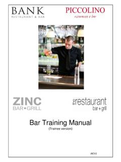 Bar Training Manual - secure.club-individual.co.uk