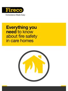 Everything you need to know about fire safety in care …