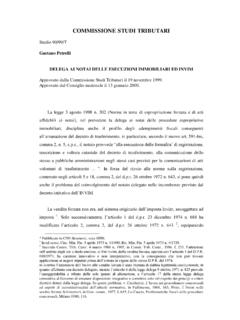 COMMISSIONE STUDI TRIBUTARI - Notaio Gaetano …