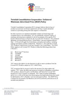 Twinlab Consolidation Corporation Unilateral Minimum ...