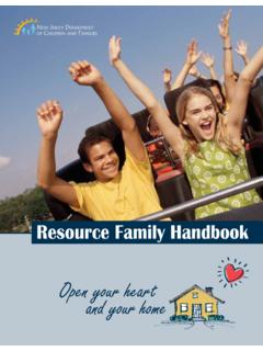 Resource Family Handbook - New Jersey