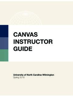 CANVAS INSTRUCTOR GUIDE