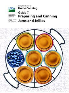 Guide 7 Preparing and Canning Jams and Jellies