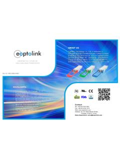 Eoptolink Technology Inc., Ltd. is dedicated to ...