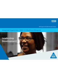 Leadership Development - NHS England