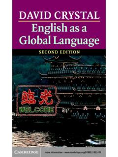 English as a global language - Cultural Diplomacy