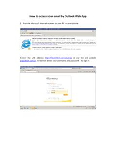 How to access your email by Outlook Web App - LSHM