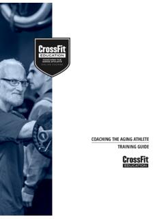 Coaching the Aging Athlete Training Guide - CrossFit