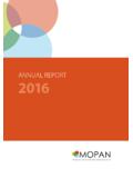 ANNUAL REPORT 2016 - MOPAN | Multilateral …