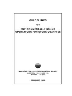 GUIDELINES FOR PERMITTING QUARRIES-R1