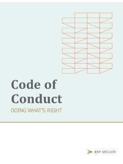 Code of Conduct - BNY Mellon