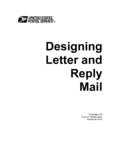 Publication 25 - Designing Letter and Reply Mail