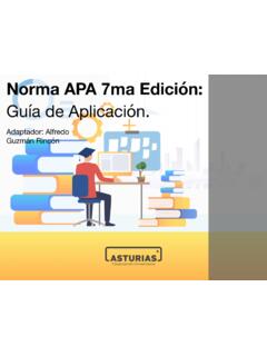 Norma APA 7ma Edici&#243;n - Asturias