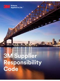 3M Supplier Responsibility Code