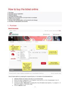 How to buy the ticket online - Trenitalia